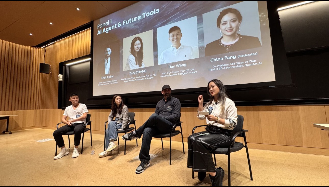 Erich Archer on the AI Agent and Future Tools panel at MIT