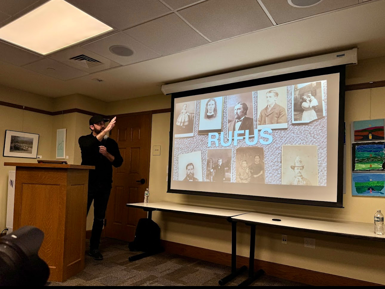 Erich Archer presenting RUFUS